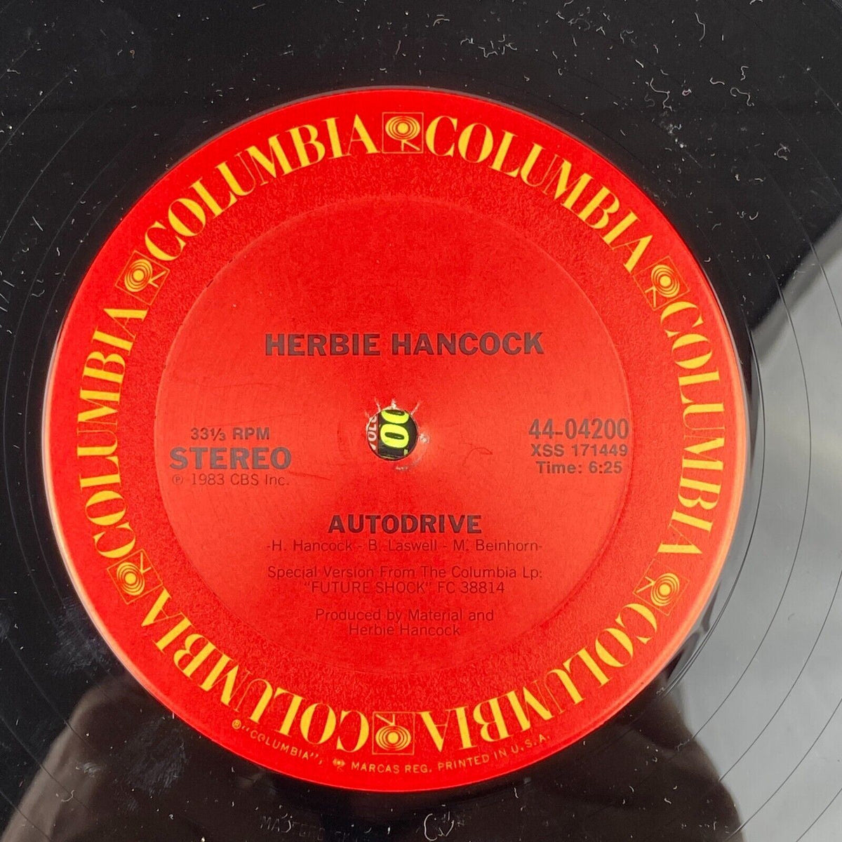 Herbie Hancock Autodrive b/w Chameleon 83 Dance Remix Vinly Record