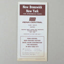 New Brunswick New York Penn Central Railroad Time Table February 15, 1970