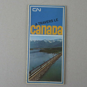 CN Canada Travers Map 1967