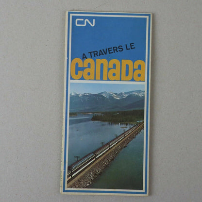 CN Canada Travers Map 1967