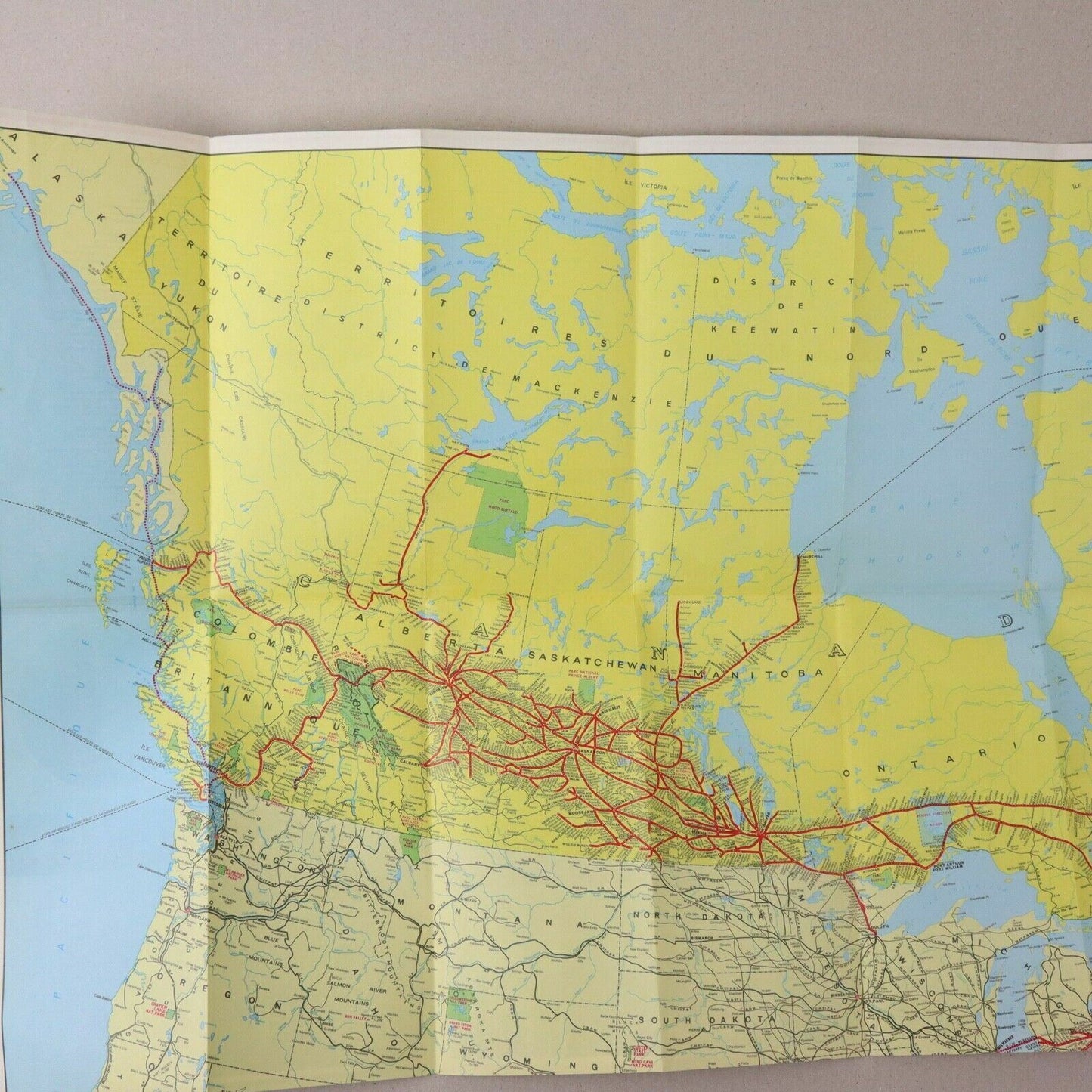 CN Canada Travers Map 1967