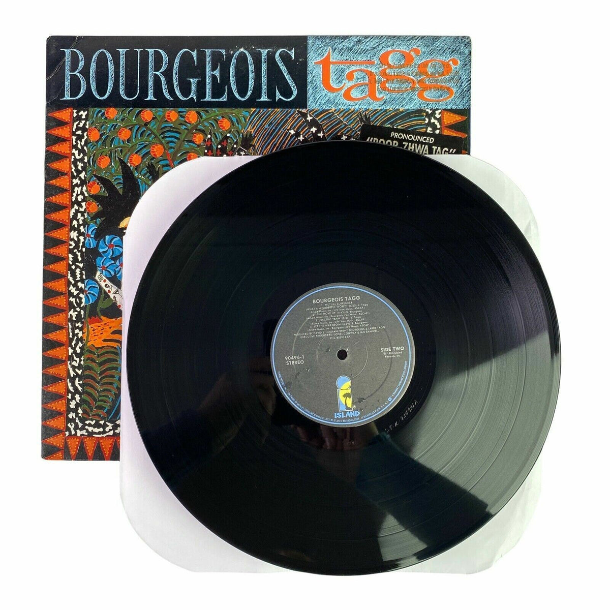 Bourgeois Tagg Self Titled 1st Press Promotional LP Vinyl Record