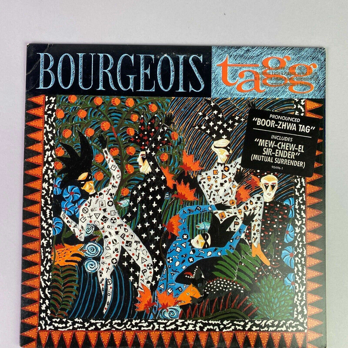 Bourgeois Tagg Self Titled 1st Press Promotional LP Vinyl Record