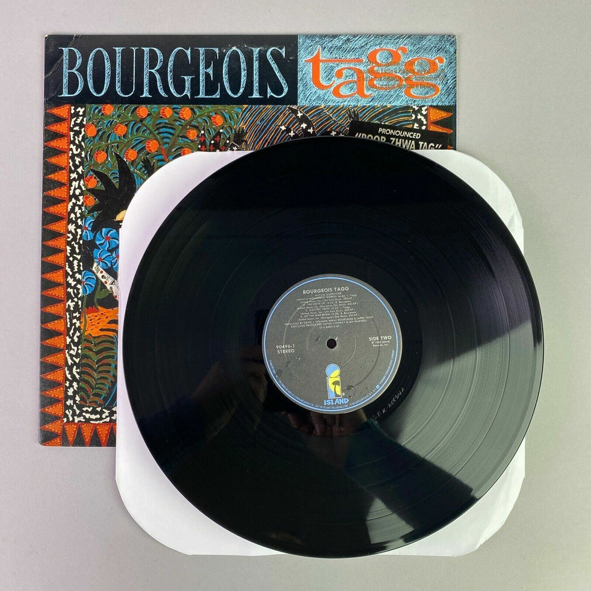 Bourgeois Tagg Self Titled 1st Press Promotional LP Vinyl Record