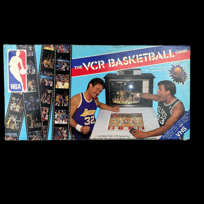 1987 NBA The VCR Basketball Board Game