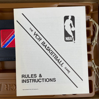 1987 NBA The VCR Basketball Board Game