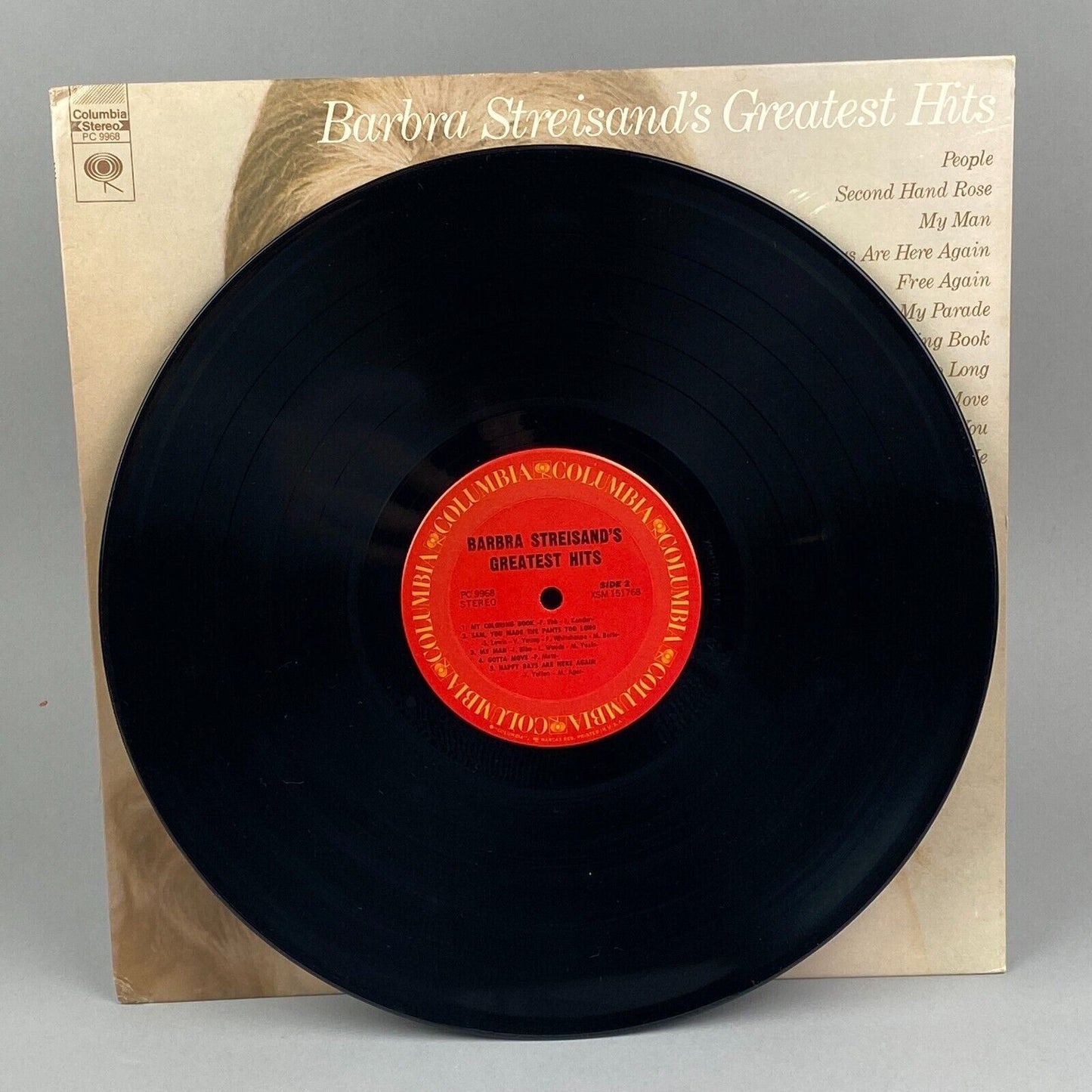 Barbra Streisand Greatest Hits Vinyl Record