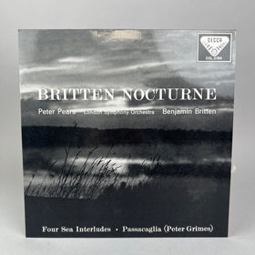 Benjamin Britten Nocturne Decca SXL 2189 Wide Band Groveed NM