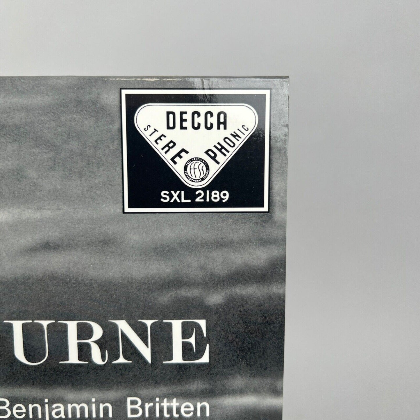 Benjamin Britten Nocturne Decca SXL 2189 Wide Band Groveed NM