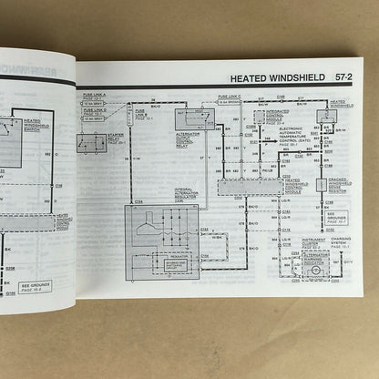 1991 Ford Lincoln Continental Electrical and Vacuum Trouble Shooting Manual