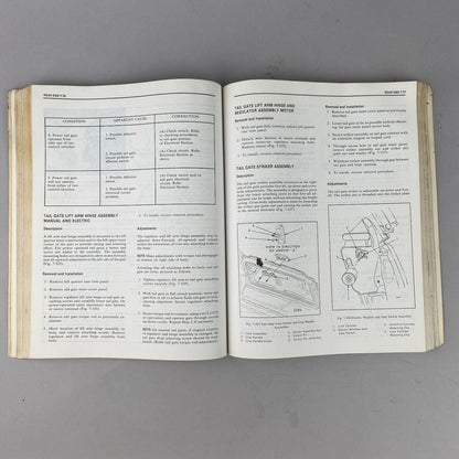 1973 General Motors Fisher Body Service Manual for all body types except H