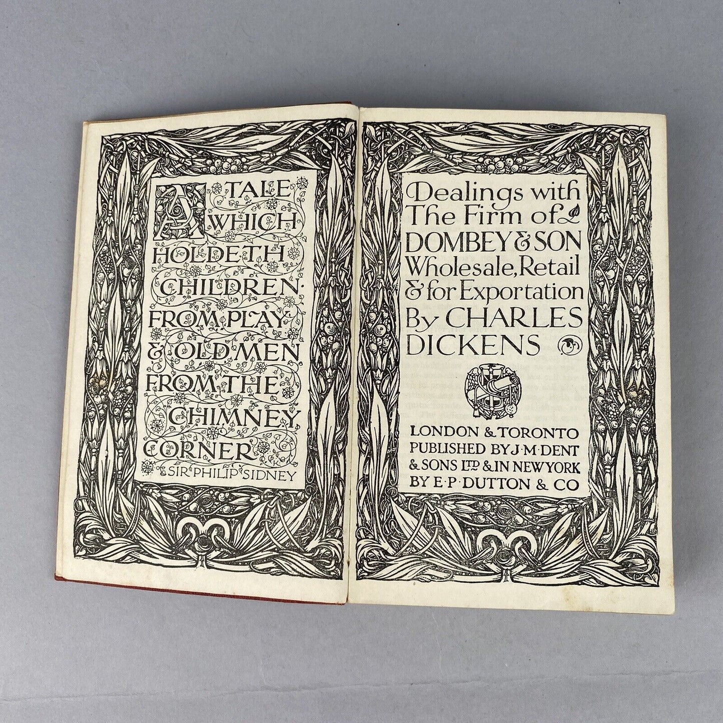 Dealings with the Firm of Dombey and Son by Charles Dickens, printed in GB 1922