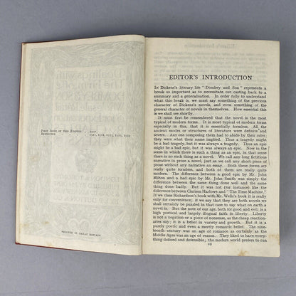 Dealings with the Firm of Dombey and Son by Charles Dickens, printed in GB 1922