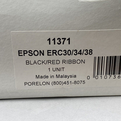 9 Pack- EPSON ERC-30 / ERC-34 / ERC-38 Ribbons Black Red Ink Ribbon ERC30/34/38