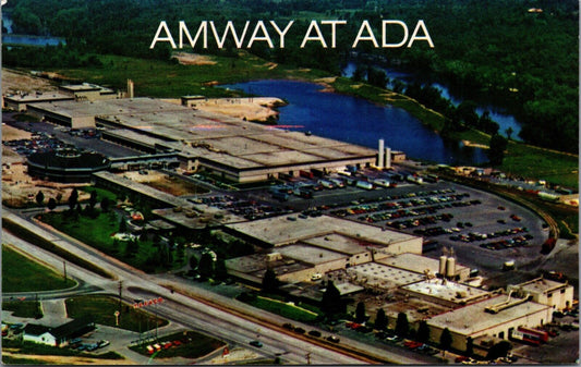 1972 Postcard AMWAY CORPORATION ADA, Michigan MI Kent County