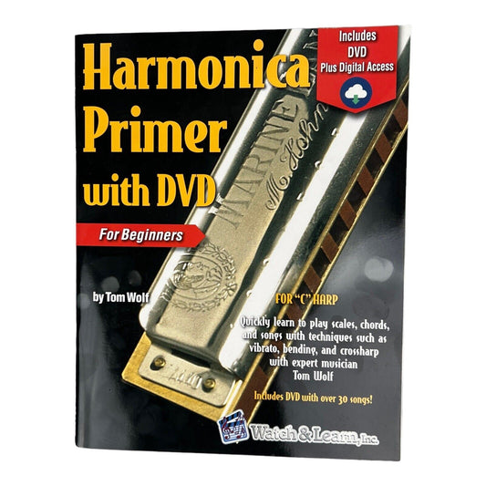 Learn Harmonic Primer for beginners by Tom Wolf, DVD Included