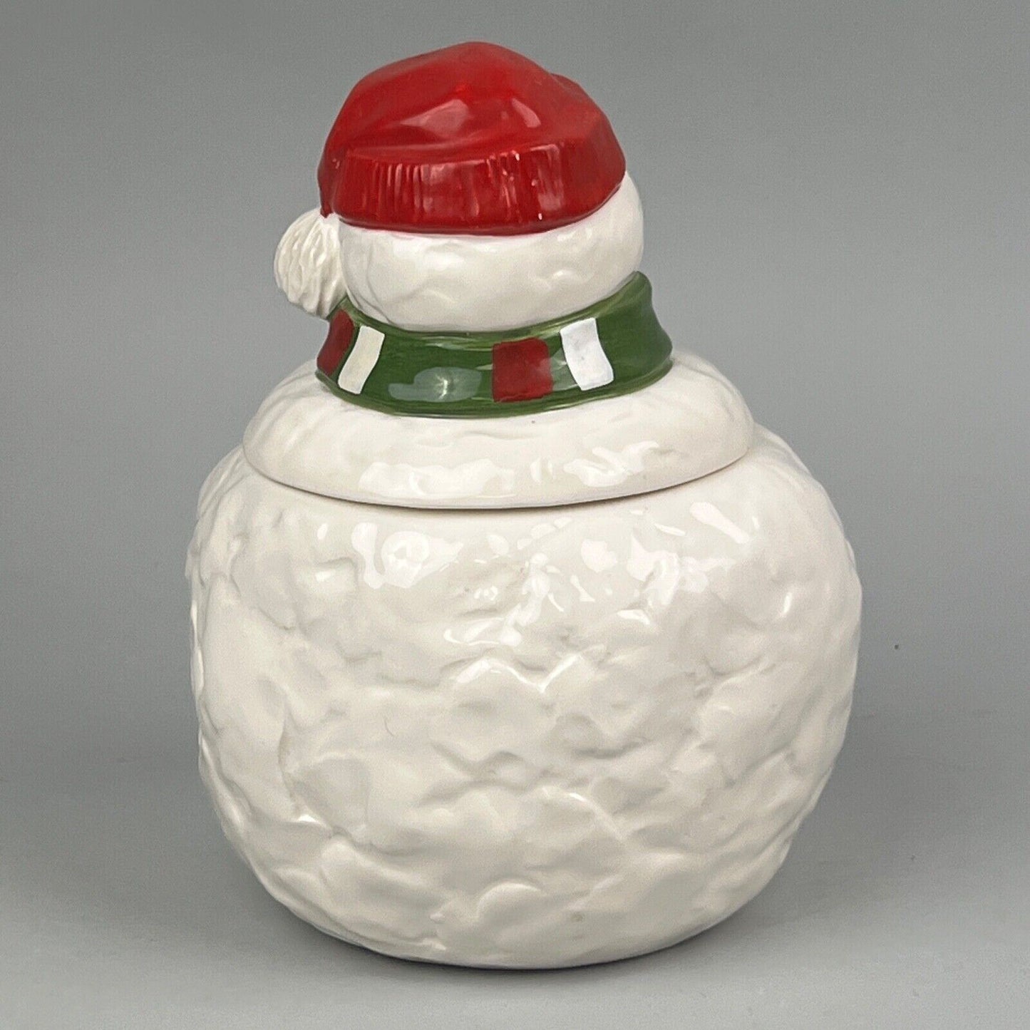 Vintage 1988 Homco Ceramic Snowman 8" Tall