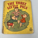 Lot of 3 1940s Vintage Children's Books, On the Farm, Three Little Pigs