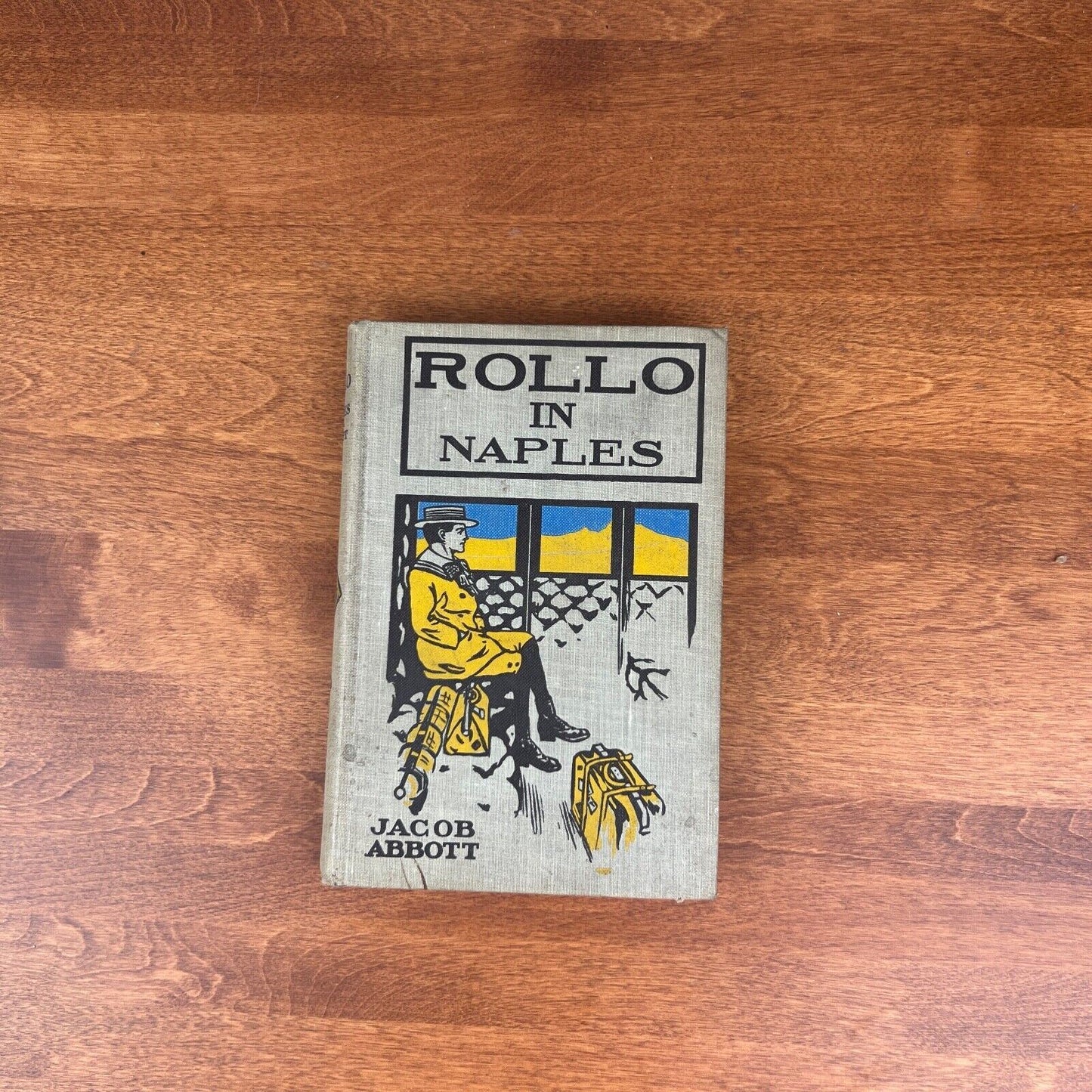 Rollo in Naples by Jacob Abbott c1900 RARE Antique Book