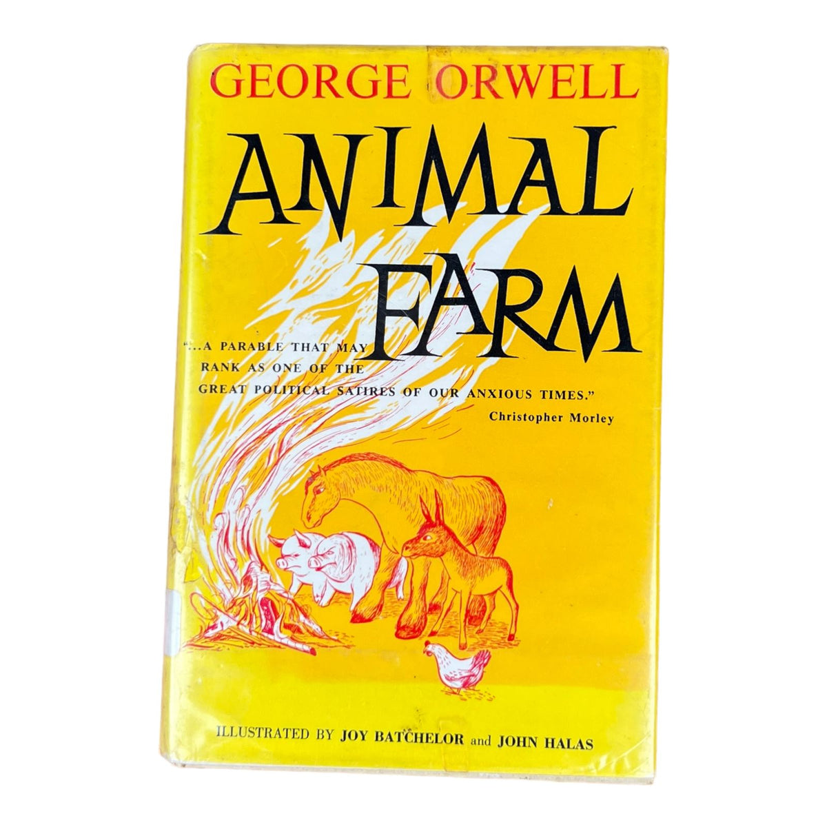 Animal Farm by George Orwell Illustrated 946/1954 Hardcover with Dust Cover