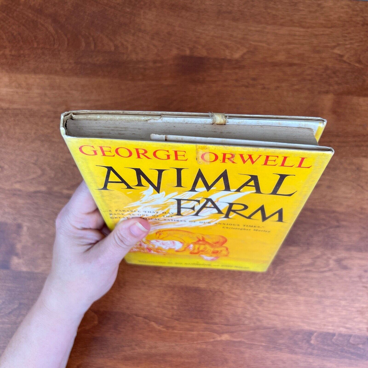 Animal Farm by George Orwell Illustrated 946/1954 Hardcover with Dust Cover