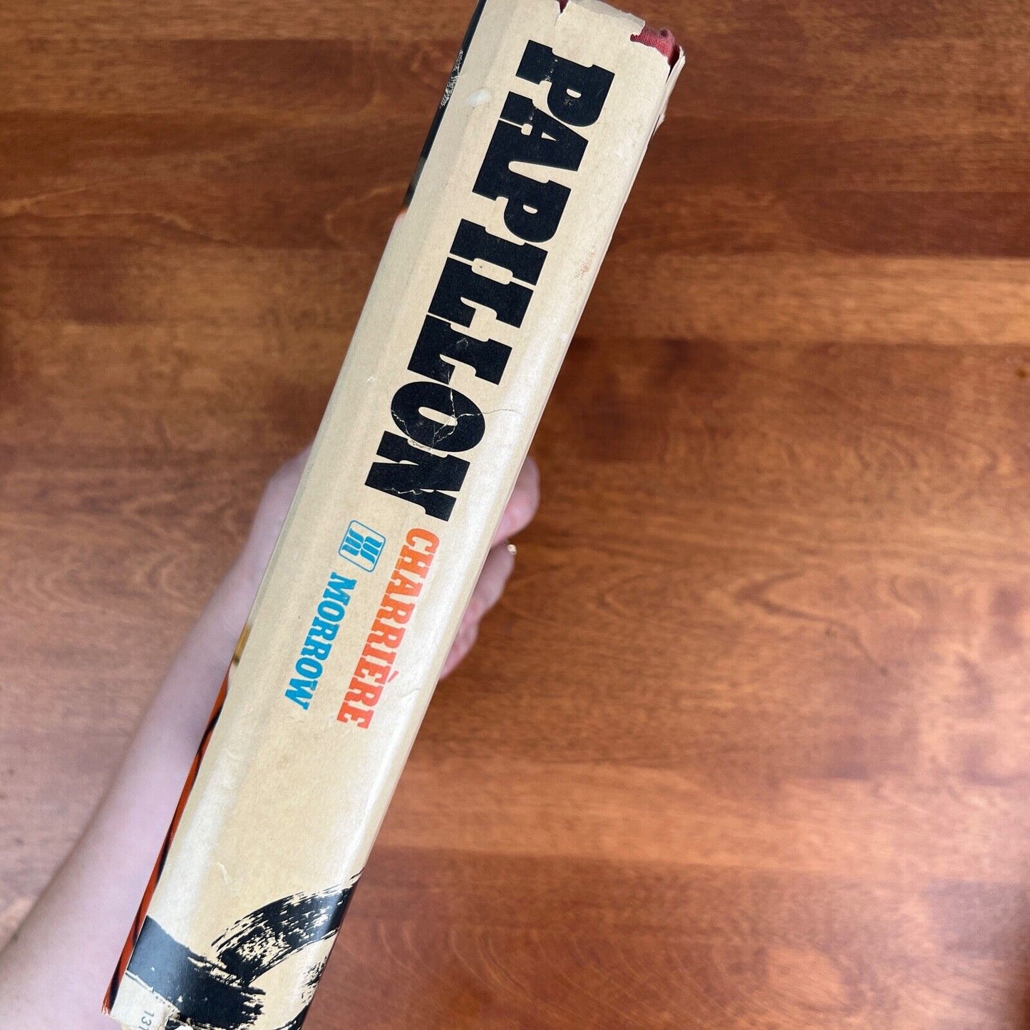 Papillon by Henri Charriere, 1970 French Edition Hardcopy Dust Cover