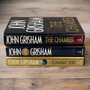 Set of 3 John Grisham First Edition Books: The Chamber, The Client, The Runaway