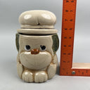 Vintage Ceramic Monkey Cookie Jar 8" tall