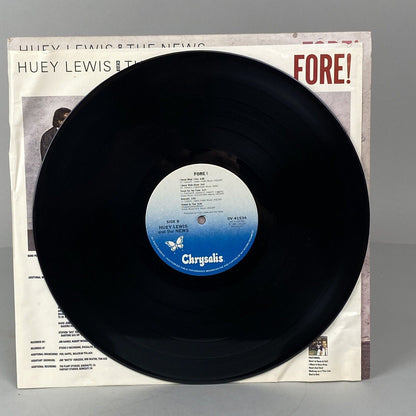 Fore! by Huey Lewis And The News, Vinyl Record 1986 LP