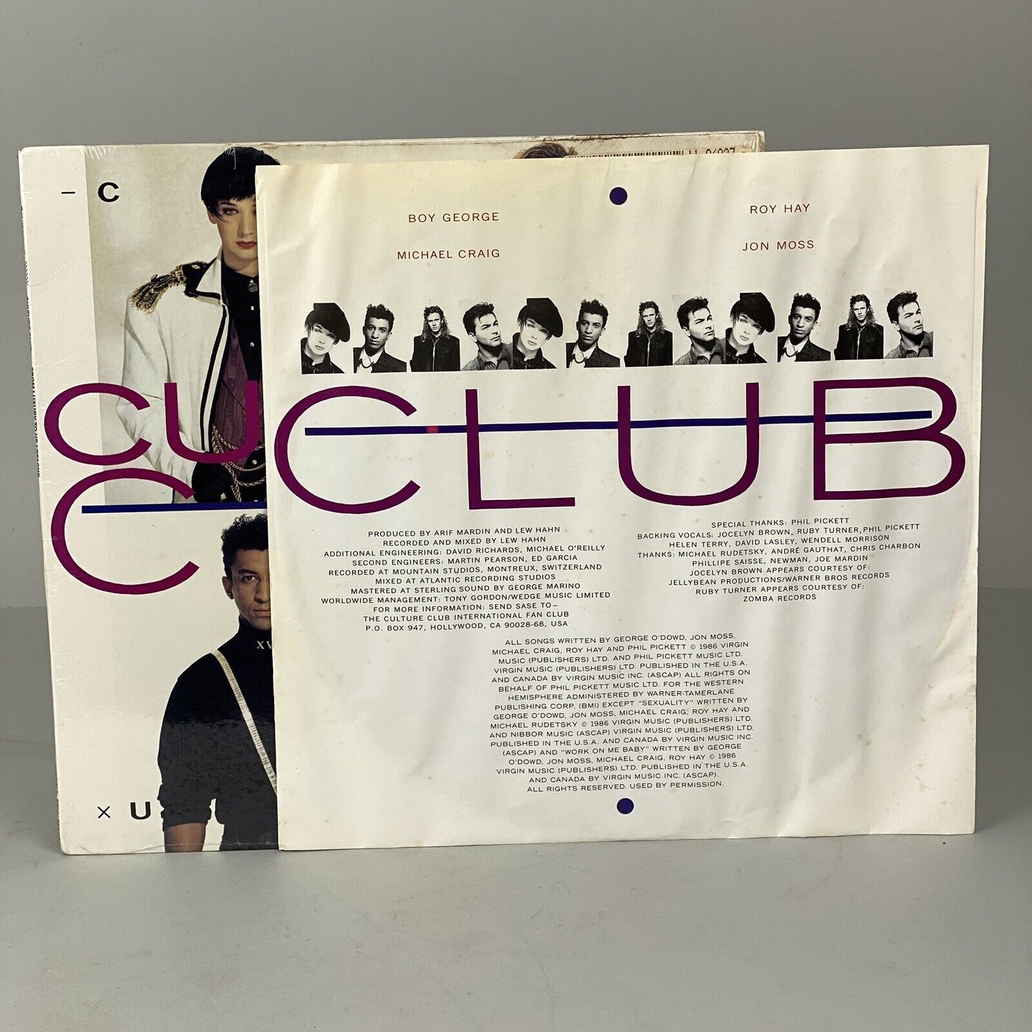 From Luxury to Heartache by Culture Club 1986 Vinyl Record LP