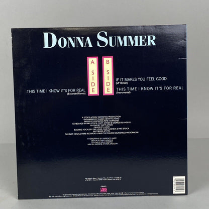 2 Records: This Time I Know Its For Real & Dinner with Gershwin - Donna Summer