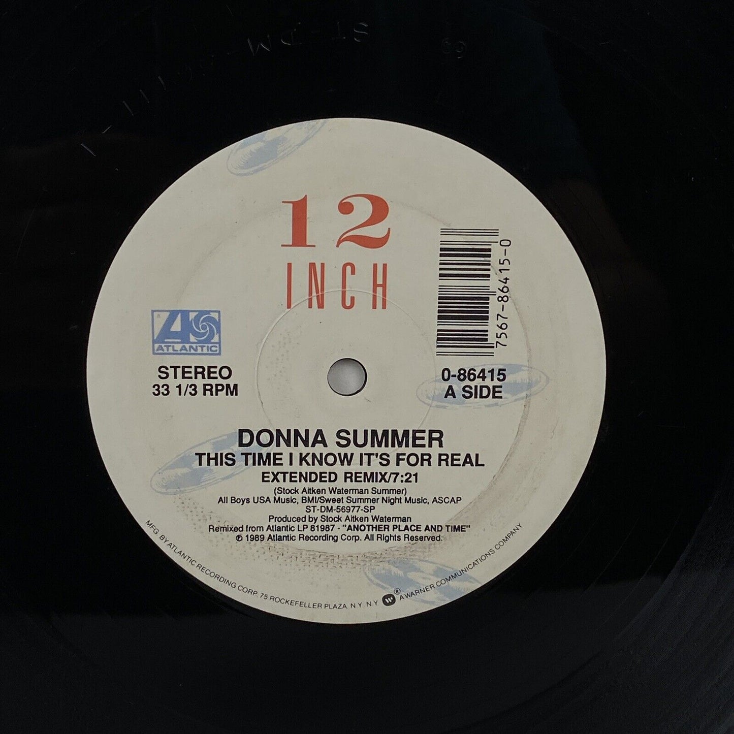 2 Records: This Time I Know Its For Real & Dinner with Gershwin - Donna Summer