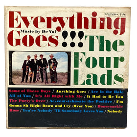 Everything Goes - The Four Lads, Columbia Records Six Eye (6 Eye) Vinyl