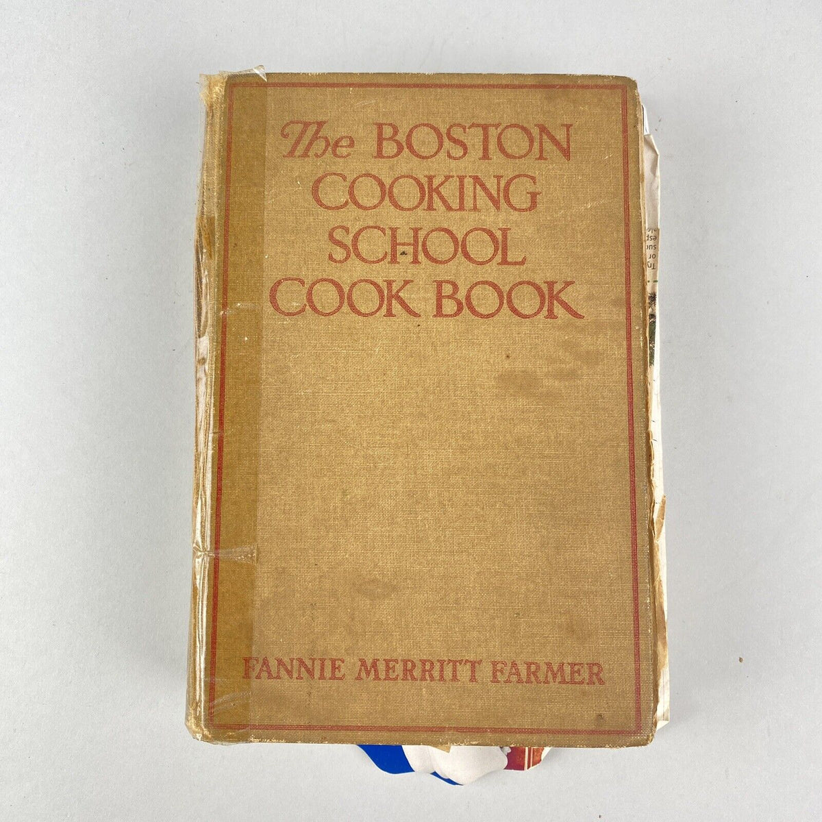 Fannie Merritt Farmer / The Boston Cooking School Cook Book 1937 Later Printing