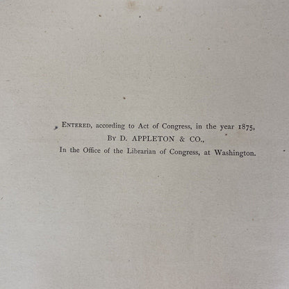 The Art Journal for 1875 Vol. 1 published in New York by Appleton & Co