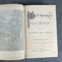 1883 Well Springs Of Truth Upon The Kings Highway To Peace Prosperity W.W Breese