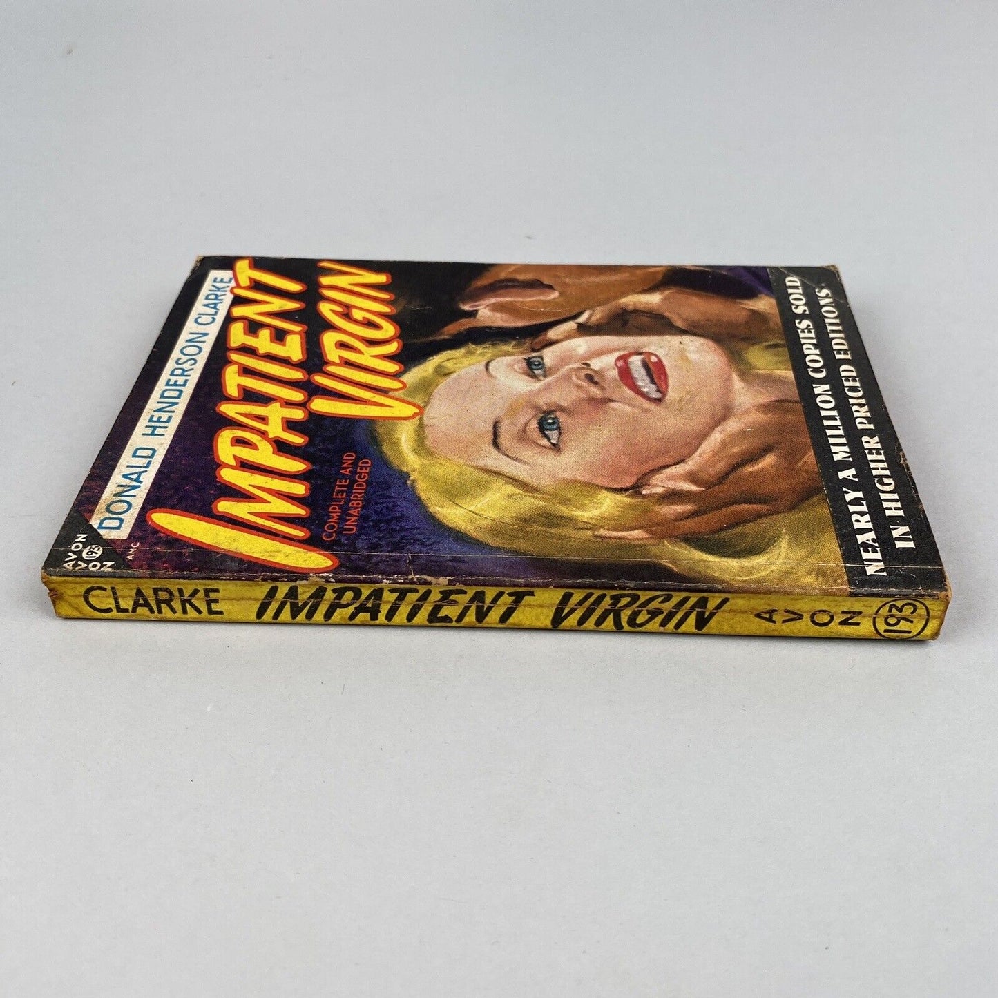 Impatient Virgin by Donald Henderson Clarke , 1949, Erotica, Sleeze, Adult Read