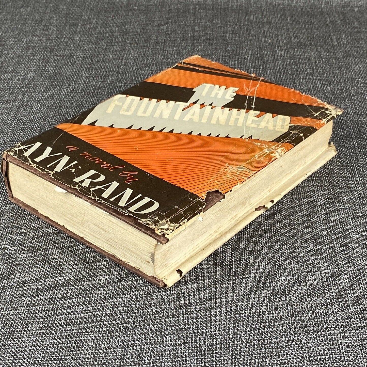 Fountainhead by Ayn Rand 1943 Hardcover with Dust Cover