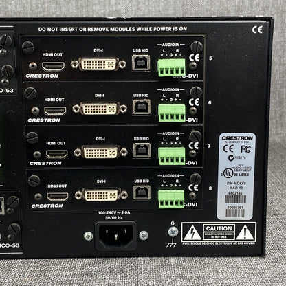 Crestron DM-MD8X8 Media Distribution Switcher