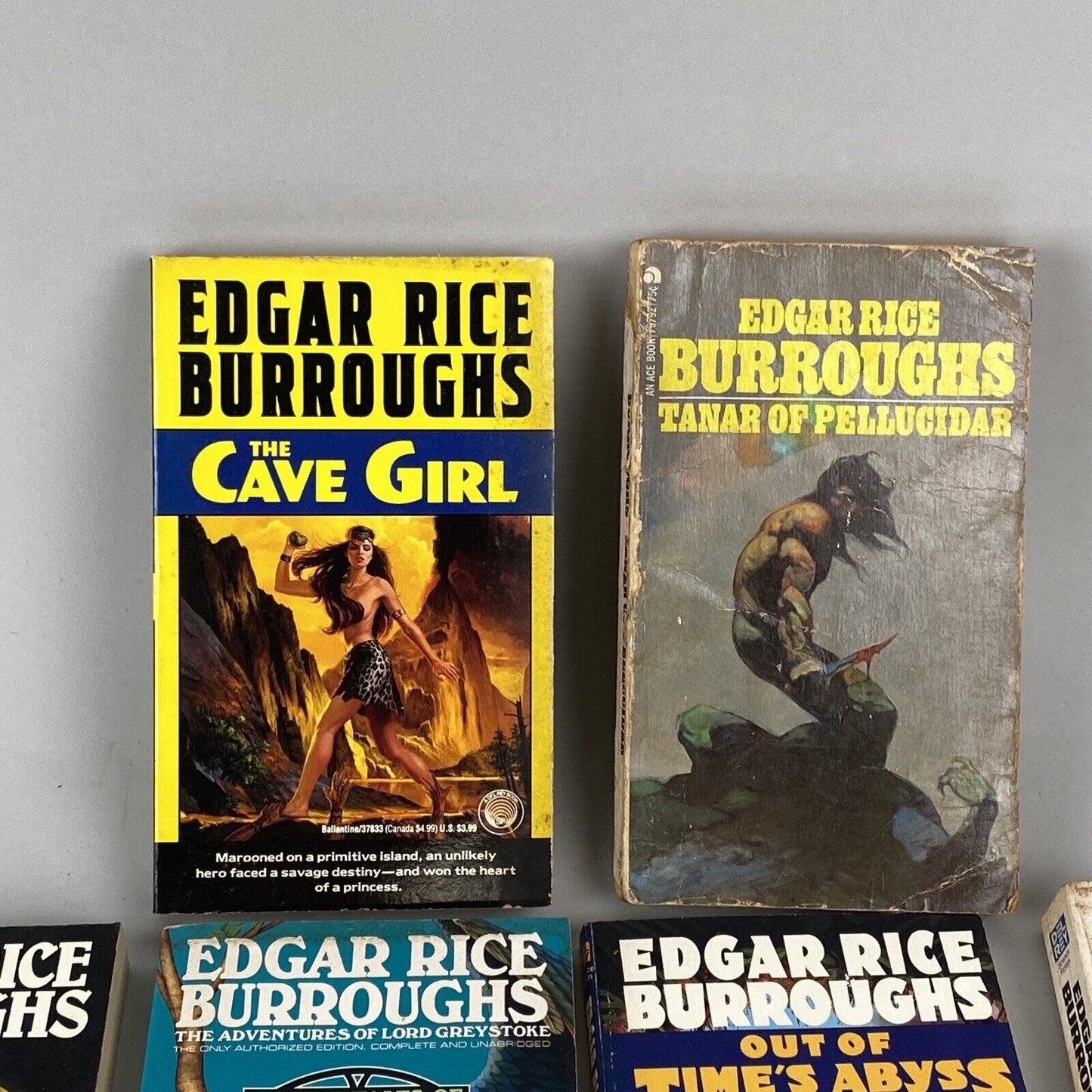 Edgar Rice Burroughs Lot of 14 Fantasy Fiction Paperback Books Tarzan Mad King