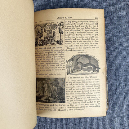 Aesop's Fables published by Donohue , Henneberry & Co. Chicago  1899 Antique