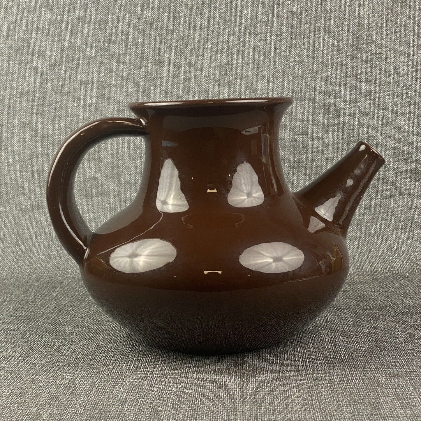 Ceramic Pottery Pitcher CANTAGALLI FLORENCE ITALY Mid-Century 8" Tall