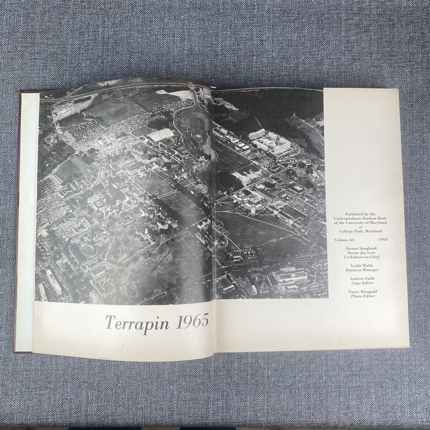 1965 Terrapin UNIVERSITY OF MARYLAND College Yearbook - GREAT PHOTOS