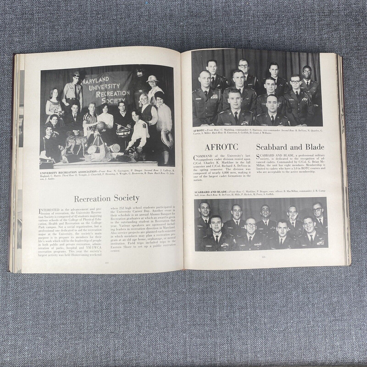 1965 Terrapin UNIVERSITY OF MARYLAND College Yearbook - GREAT PHOTOS