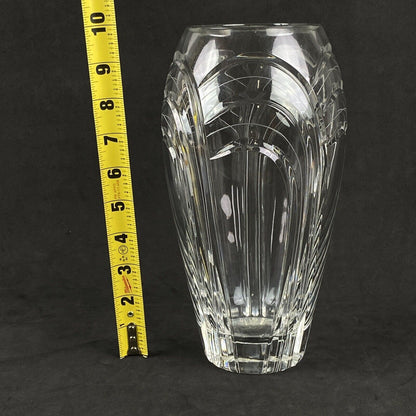 Vintage Rogaska Crystal Glass Vase 10" tall