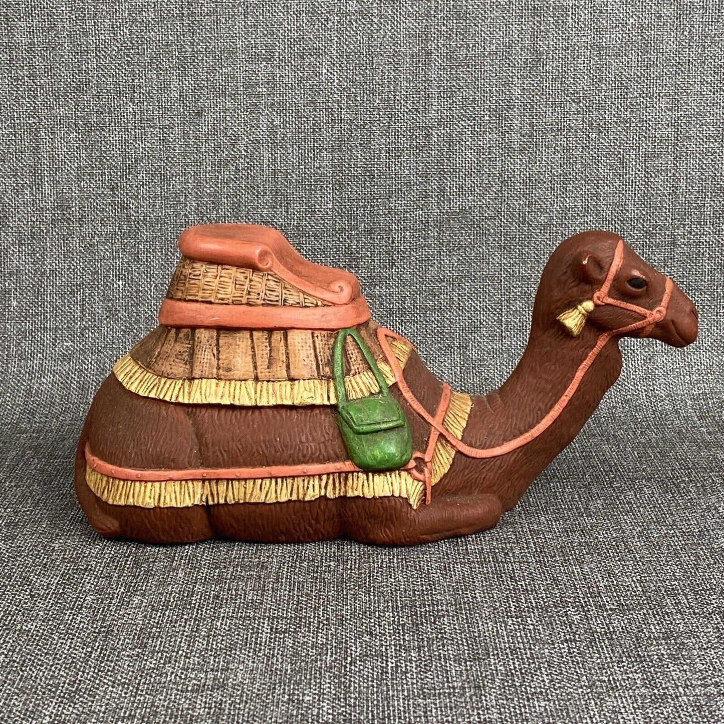 Vintage Nativity Scene Ceramic Camel Replacement  - 9" long Christmas Decoration