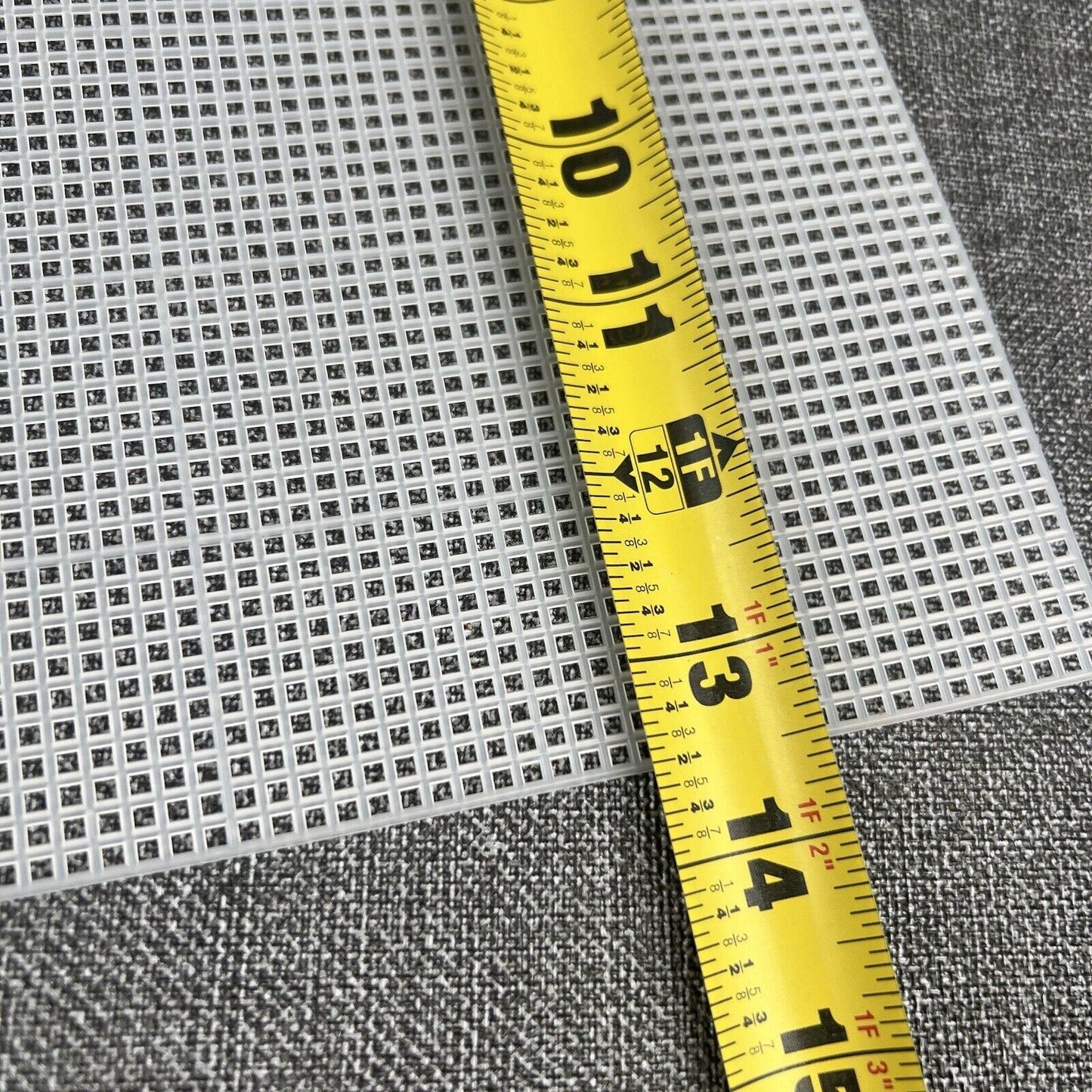 Lot Of 5 Quick-Count / Darice 7 Mesh Plastic Canvas Clear Opaque 10.5"x13.5"