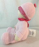 7" Sitting HABA Soft Plush German Baby Doll Pink Lovey Stuffed Washable