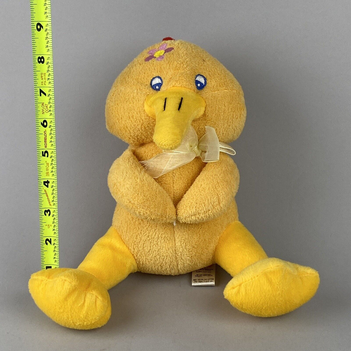 Sugar Loaf Yellow Duck Plush Stuffed Animal 12"