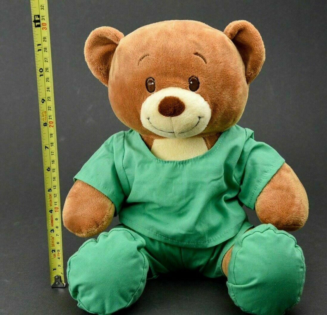 Build-A-Bear Teddy Bear Harry Wearing the Surgeons Outfit 12"